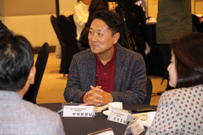 행사에 참석한 동탄복지포럼 진석범 대표