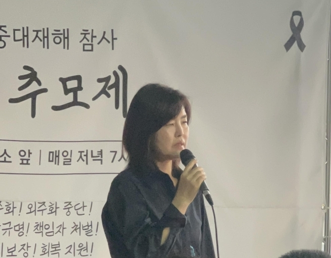 경기 민예총 방기순 노래 ( 사진 - 박상희 기자)