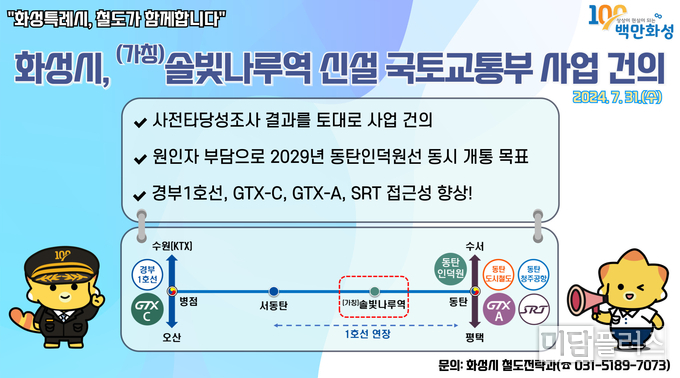 포스터 화성시 제공 