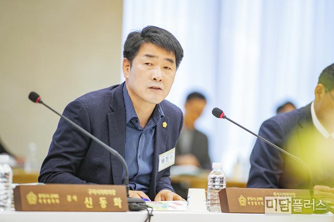 발언하는 배정수 화성시의회 의장