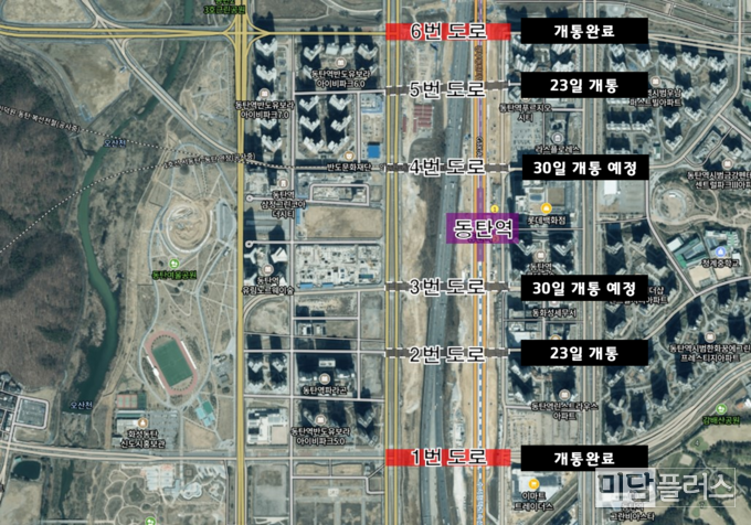경부 직선화 상부 연결 도로